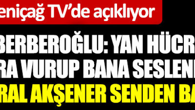 Enis Berberoğlu Yeniçağ TV canlı yayınında açıklıyor!