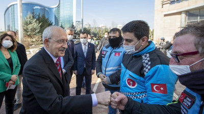Kılıçdaroğlu motorlu kuryelerle görüştü: Her zaman yanınızdayız!