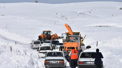 Muş'ta beyaz esaret. Tipi kabusu yaşattı