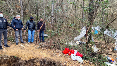 Definecilere 1 yıldır kazdıkları yerde suçüstü