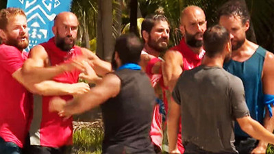 Survivor’da büyük kavga. Kırpınar güreşçisi İsmail Balaban Çağrı’yı bel kündesiyle durdurdu