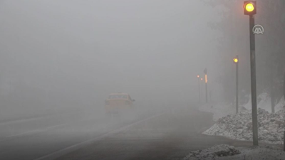 Sürücüler dikkat. Bolu Dağı'nda kar ve sis uyarısı