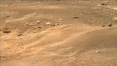 Mars'tan yeni görüntüler. Saniyede 8 metre hızla ilerlemesi anbean kaydedildi