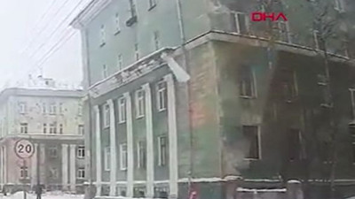 Bir adımla ölümden kurtuldu