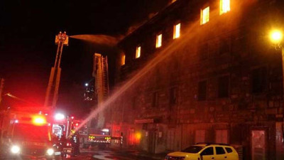 Tekstil atölyesinde korkutan yangın (03 Mart 2021)