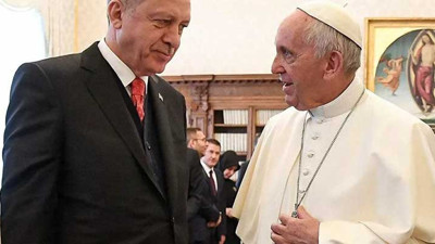 Papa Franciscus'tan Cumhurbaşkanı Erdoğan'a teşekkür telgrafı