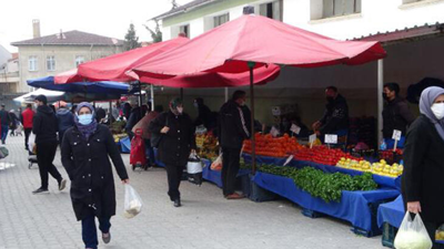 Keşan’da halk pazarı süresiz kapatıldı
