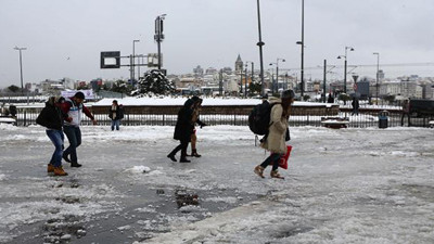 Kar ve buzlanmaya dikkat