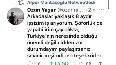 Okursanız gerçeği öğrenirsiniz işsiz gençten kahreden mesaj. İnanırsan TÜİK işsiz sayısını 3 milyon 861 bin açıkladı