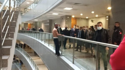 İstanbul Adliye Sarayı'nda intihar girişimi