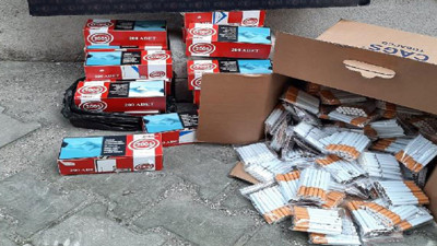 Kaçak tütün operasyonunda 2 kişi gözaltına alındı