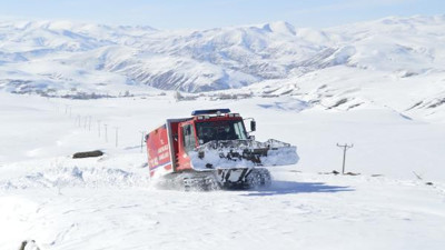 Zübeyit amcanın imdadına paletli ambulans yetişti