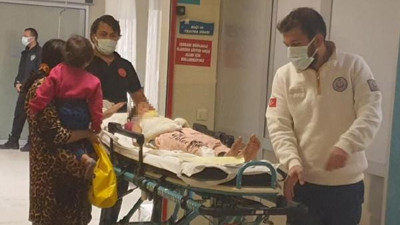 Bursa'da kardeşinin üzerine kolonya döküp çakmağı çaktı