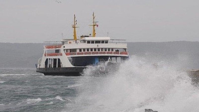 Deniz otobüslerine olumsuz hava engeli