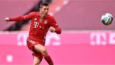 Lewandowski'den gol şov