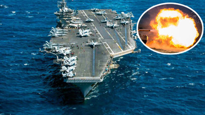 Yunanistan ve ABD meydan okudu. ABD’nin en büyük nükleer uçak gemisi Girit’e demirledi. Yunan medyasında sevinç çığlıkları