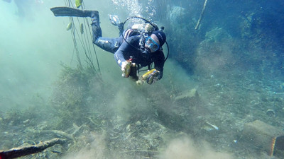 Antalya'da içme suyu kaynağına dalan dalgıçların çıktıklarında ilk sözü bu oldu