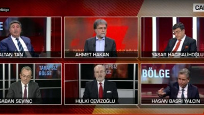 Ahmet Hakan itiraz eden Hulki Cevizoğlu’na “PKK propagandası yaptırmıyorum” dedi. Özerklik isteyen Altan Tan’a ses çıkarılmadı. Hulki Cevizoğlu yayını terk etti