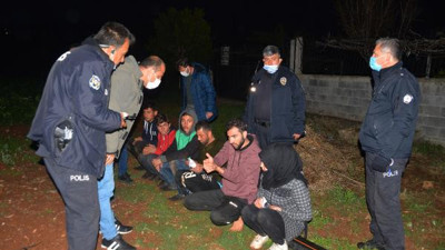 30 kilometrelik kovalamaca tarlada bitti