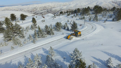 Erzincan'da 239 köy yolu ulaşıma kapandı