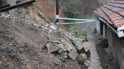 Zonguldak'ta heyelan