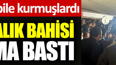 Tekirdağ'da 50 bin liralık bahsi jandarma bastı. Özel platform bile kurmuşlardı