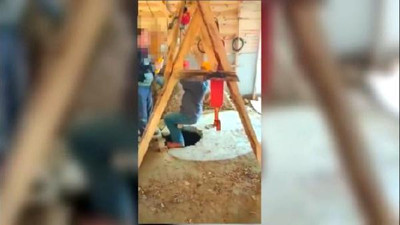 Define avcıları kabusu yaşadı. Calaskarla yeraltından çıktılar bir anda göz göze geldiler