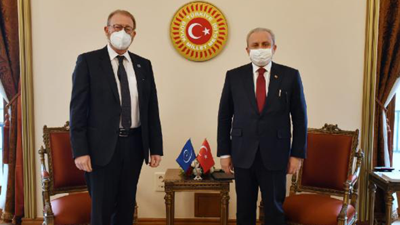 TBMM Başkanı Şentop, Avrupa Konseyi Parlamenter Meclisi Başkanı ile görüştü