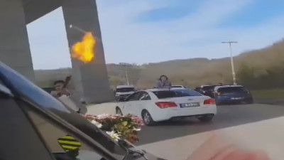 Beykoz'daki düğün konvoyunda pompalı tüfek dehşeti. Böyle eğlence olmaz olsun