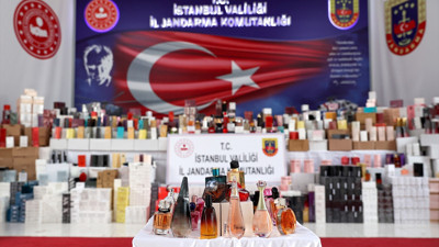 20 bin şişe sahte parfüm ele geçirildi