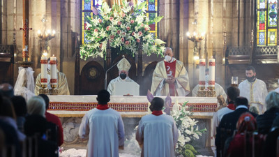 İstanbul'da Paskalya Bayramı ayini (04 Nisan 2021)