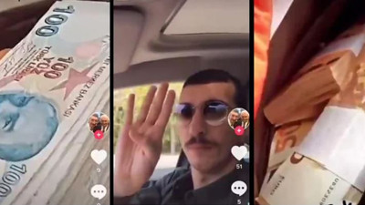 Balya balya paralarla poz veren kişi gözaltında. Emniyet Genel Müdürlüğü açıkladı