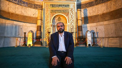 Ayasofya imamı Mehmet Boynukalın görevinden ayrıldı