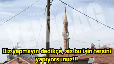 Cami hoparlöründen böyle seslendi. Artan vakalar sonrası bekçi çileden çıktı