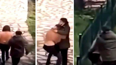 İstanbul'da şoke eden görüntüler. Parkta yürüyen kadın dehşeti yaşadı