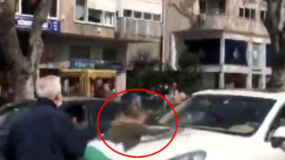 Sinir krizi geçiren kadın Bağdat Caddesi'ni birbirine kattı