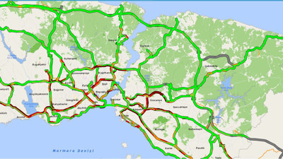 Yasak öncesi İstanbul trafiğinde yoğunluk