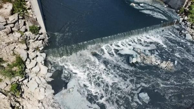 Haramidere yine mavi aktı