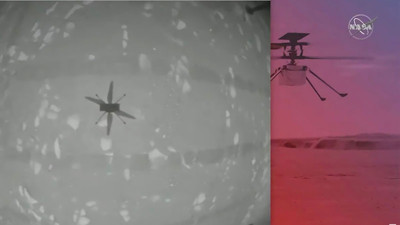 NASA duyurdu. Mars'taki tarihi helikopter uçuş denemesi başarılı oldu