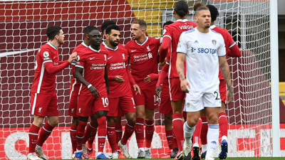 Premier Lig'de Liverpool Leeds United'ı yıkamadı
