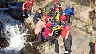 Nehir yatağından kurtarılan kadın cezadan kurtulamadı