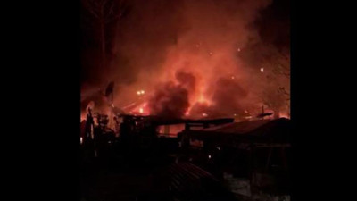 Gözünü açtı alevleri gördü kendini bahçeye zor attı. Ordulu Robinson Crusoe dehşeti yaşadı