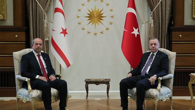 Erdoğan, KKTC Cumhurbaşkanı Tatar ile görüştü