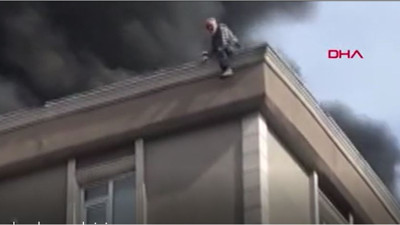 Vatandaşlar ''atlama atlama'' diye bağırdılar ancak yangından kurtulmak için 6. kattan atladı