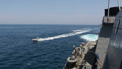 ABD devriye gemisinden İran tarafına uyarı ateşi