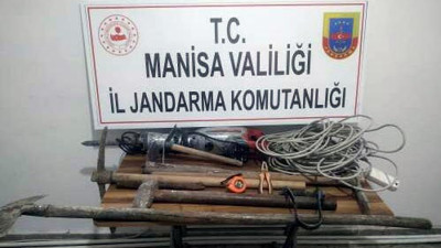 Manisa'daki SİT alanında kaçak kazı
