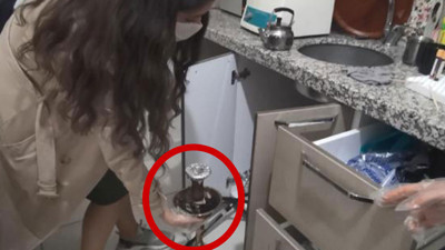 Merdiven altı kürtaja baskın. Sözde laboratuvardan nargile çıktı
