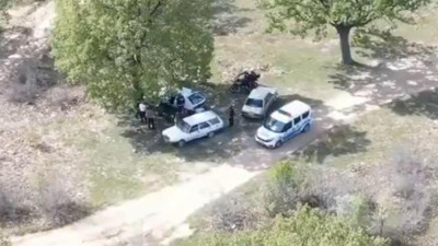 Piknik yapanlar drone ile yakalandı