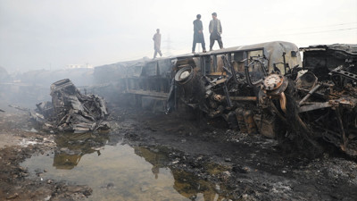 10 kişi öldü geriye bu görüntüler kaldı