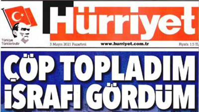 Hürriyet Gazetesi'nin yağcılık haberi. Geçim derdinin suçlusu fakirlermiş